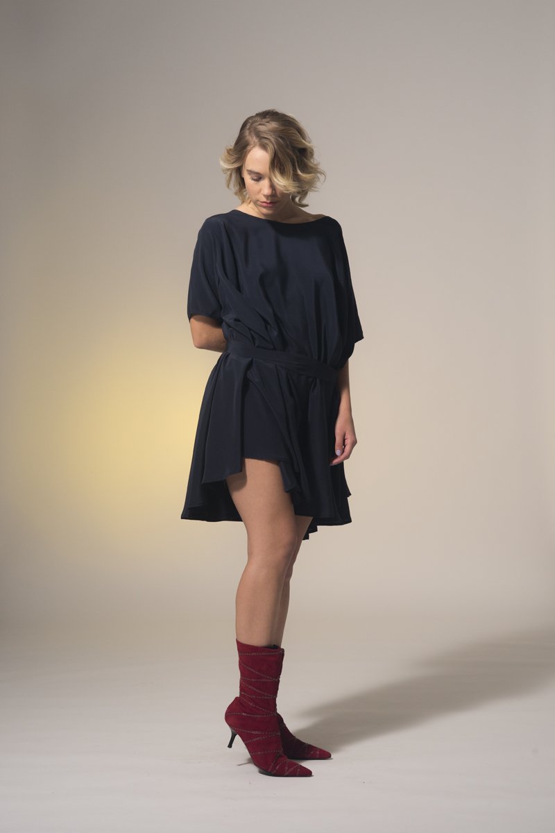 Rise Dress Navy