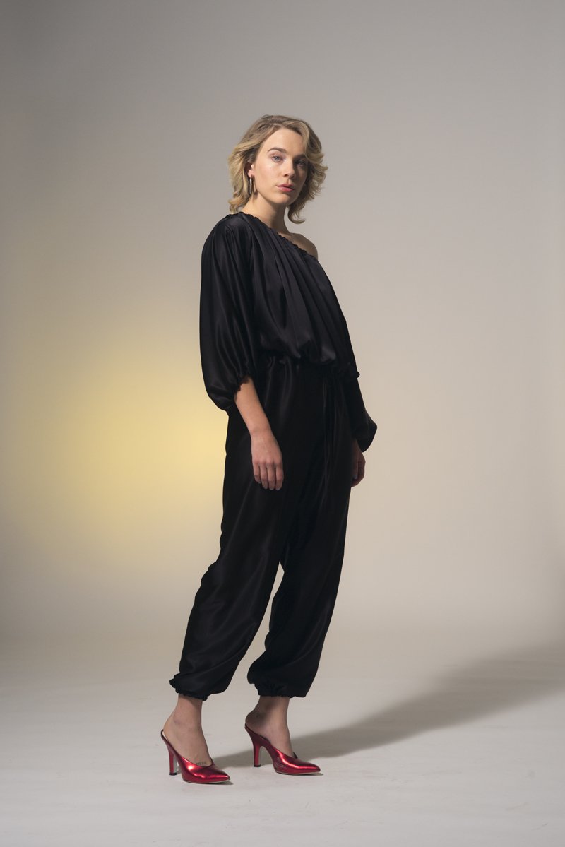 Paris is Burning Trouser Black Gloss