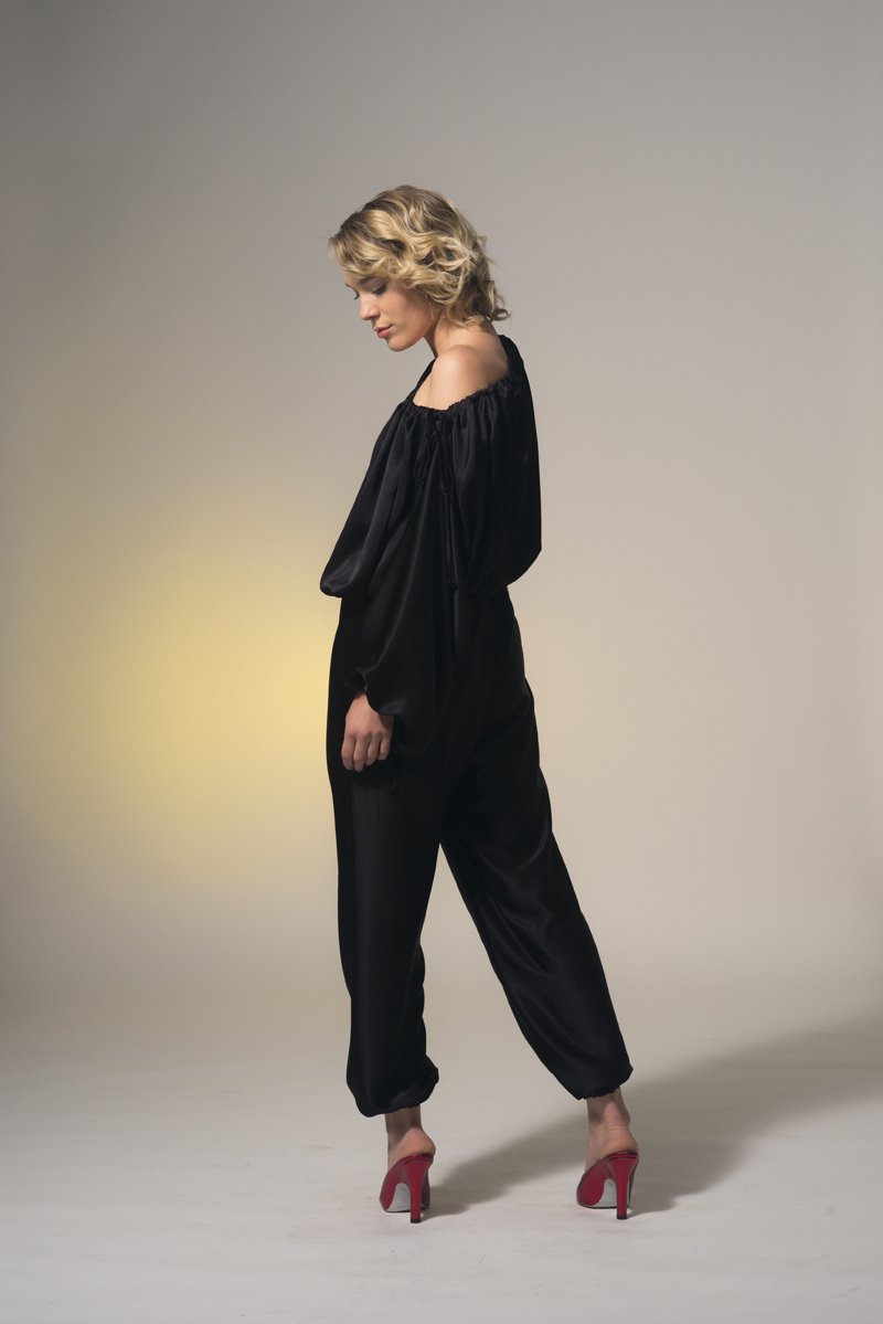 Paris is Burning Trouser Black Gloss
