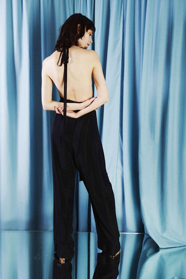 Bianca Romper Black Viscose