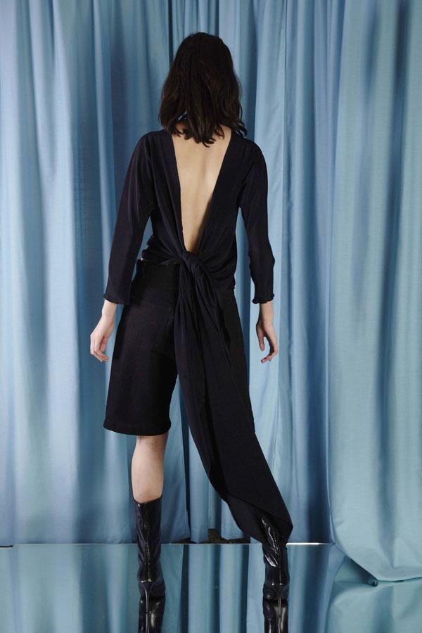 Ballet Sash Top Black