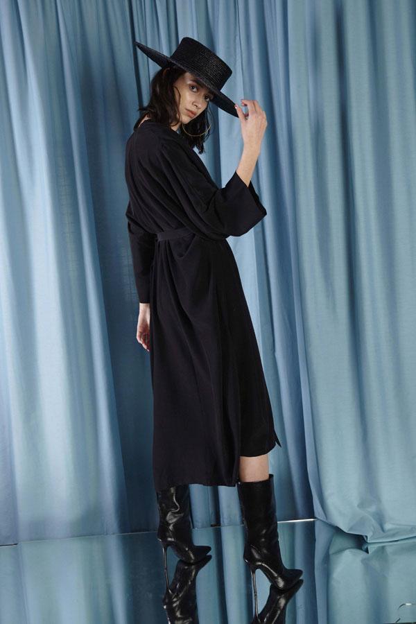 Diamond Star Robe Black