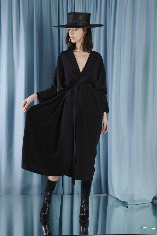 Diamond Star Robe Black