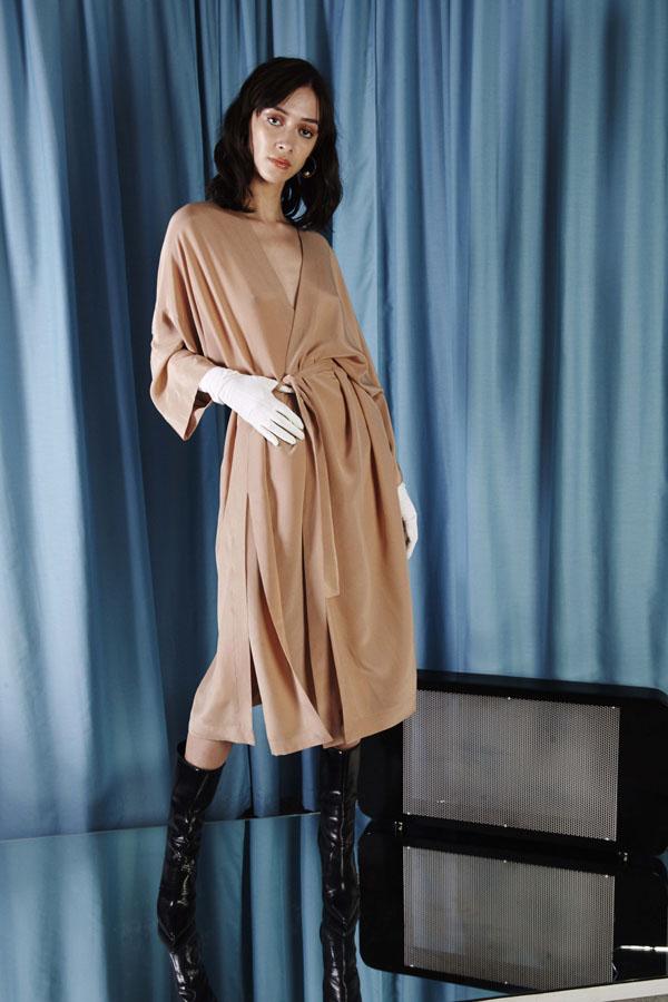 Dusk Til Dawn Robe Hazelnut