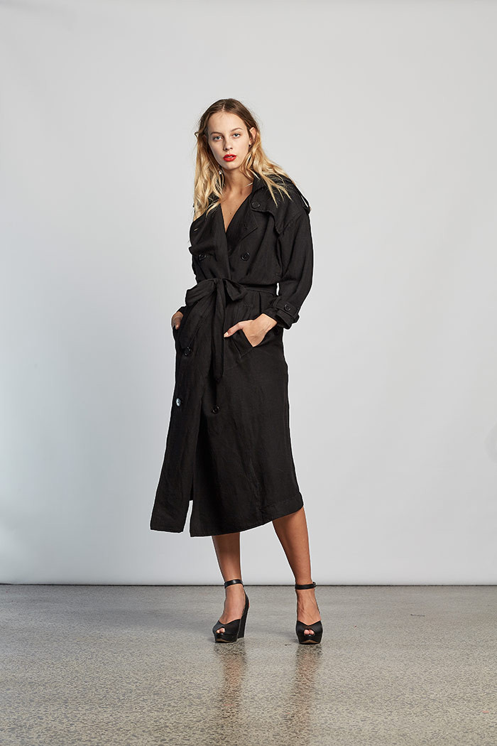 Maxwell Coat Black
