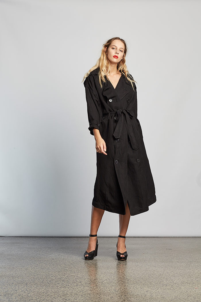 Maxwell Coat Black