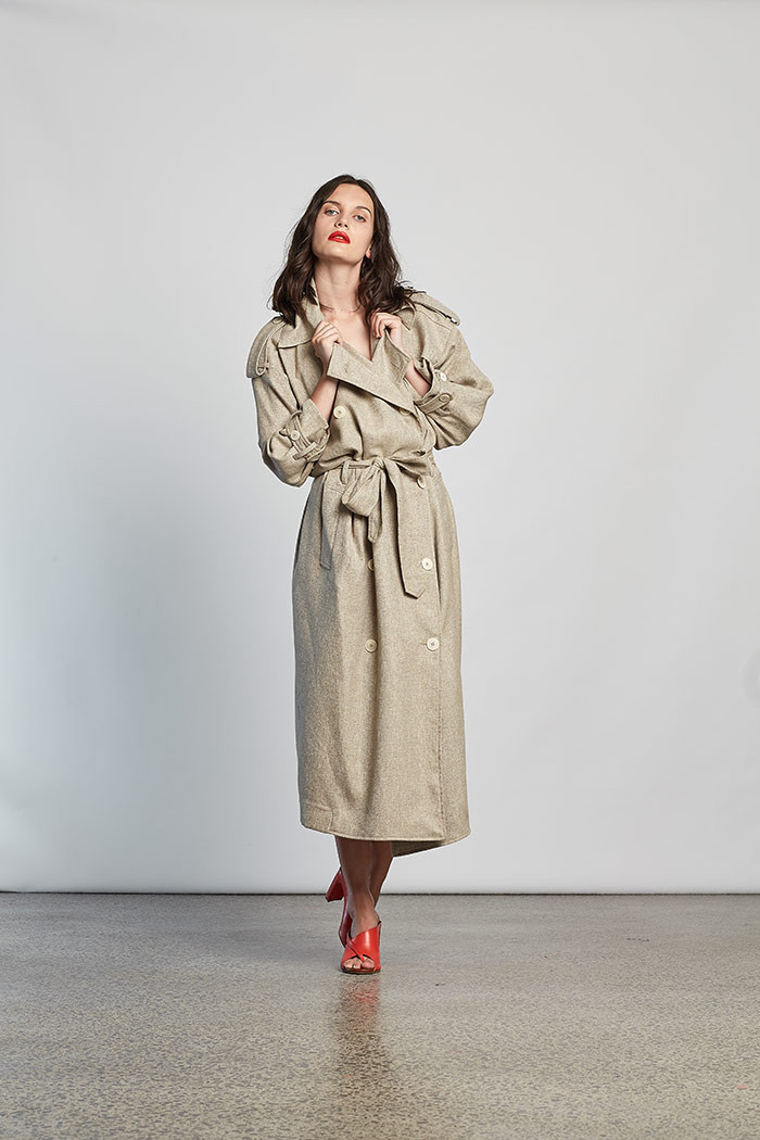 Maxwell Coat Flaxen
