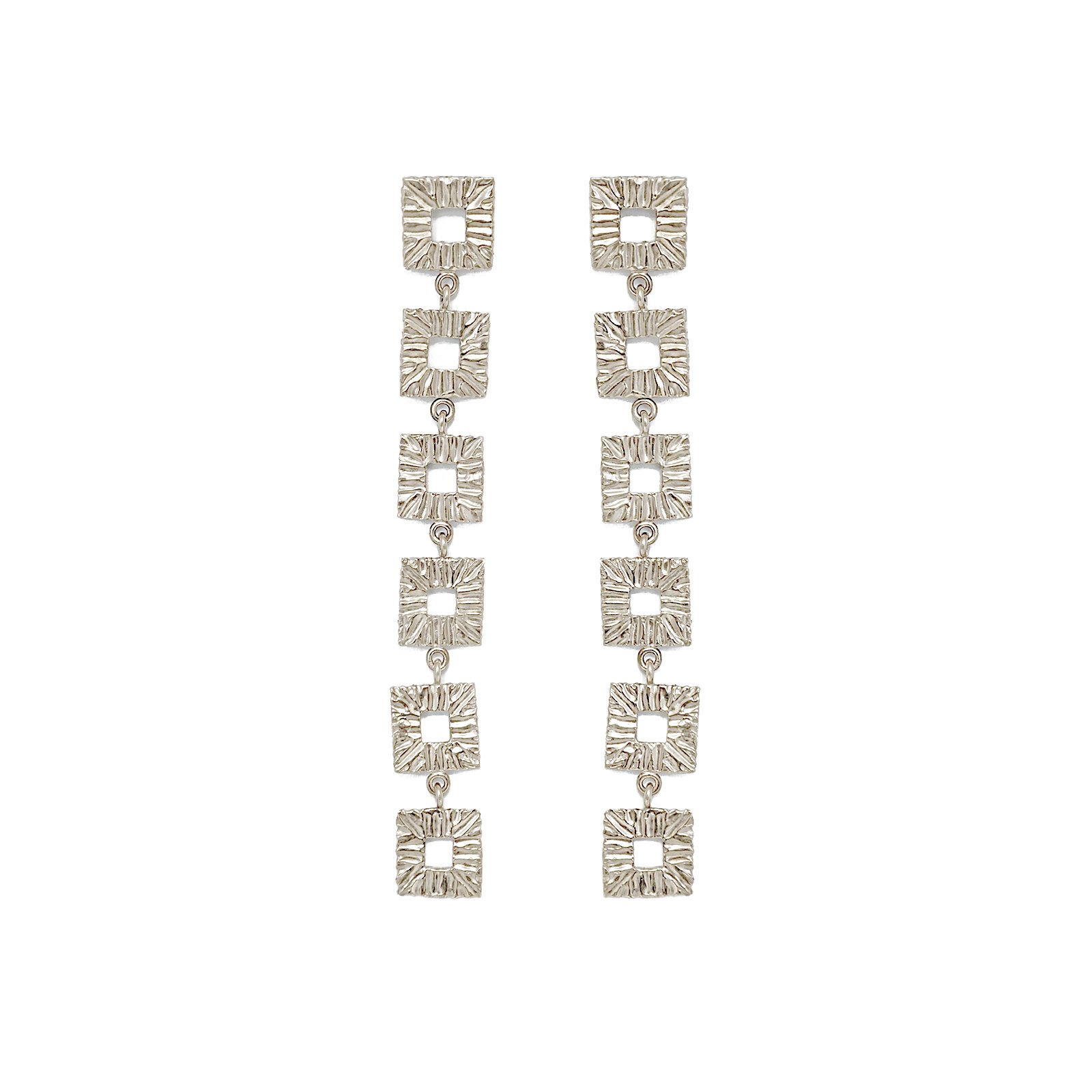 Alexandra Dodds Utopia Drop Studs Silver