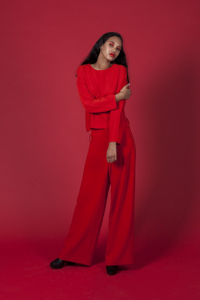 Fire Walk Top Morange