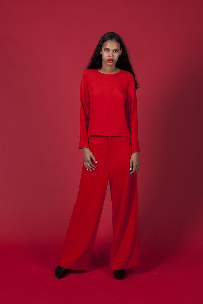 Fire Walk Top Morange