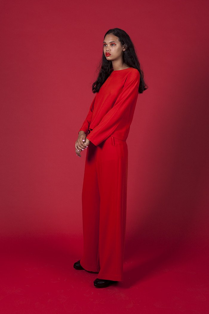 Fire Walk Top Morange