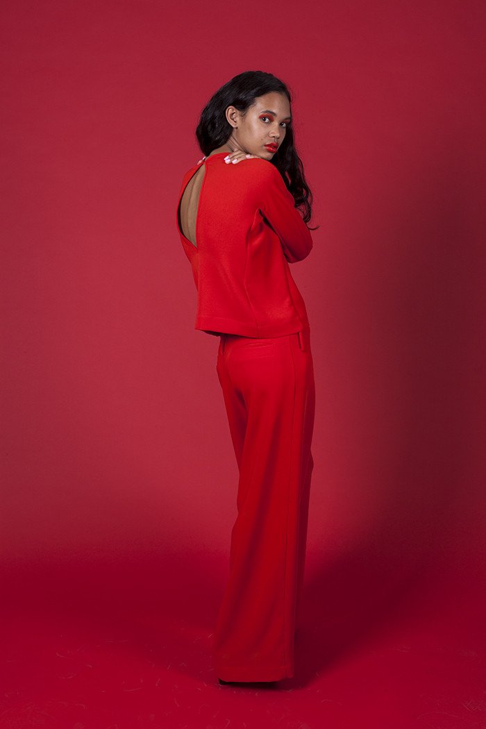 Red Sonja Trousers Morange