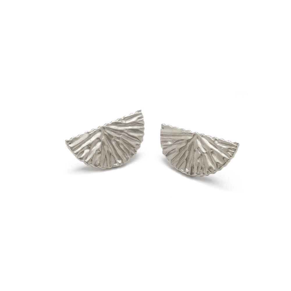 Alexandra Dodds Large Dune Studs Silver